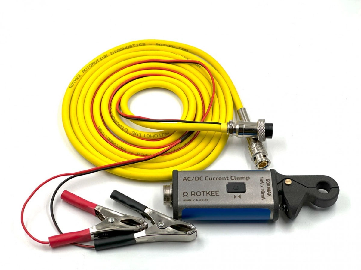 Pinza amperimétrica RC-50 AC/DC para automoción
